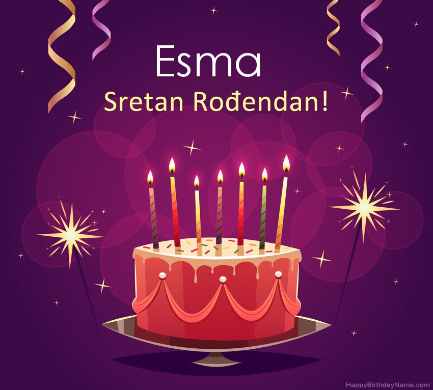 Smiješni pozdravi za slike rođendana Esma  