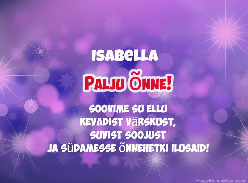 Ilusad pildid Isabella Ilusad pildid Isabella