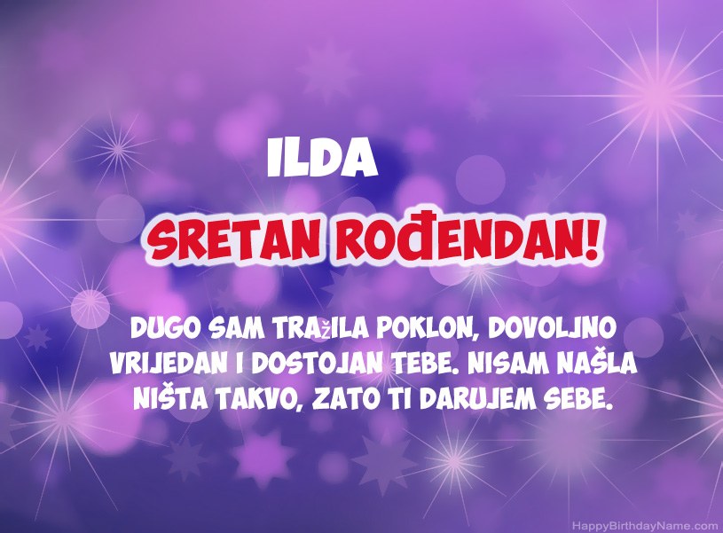 Prekrasne slike za Sretan rođendan Ilda  