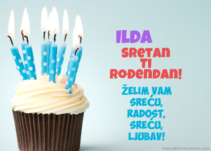 Čestitamo za Sretan rođendan Ilda  