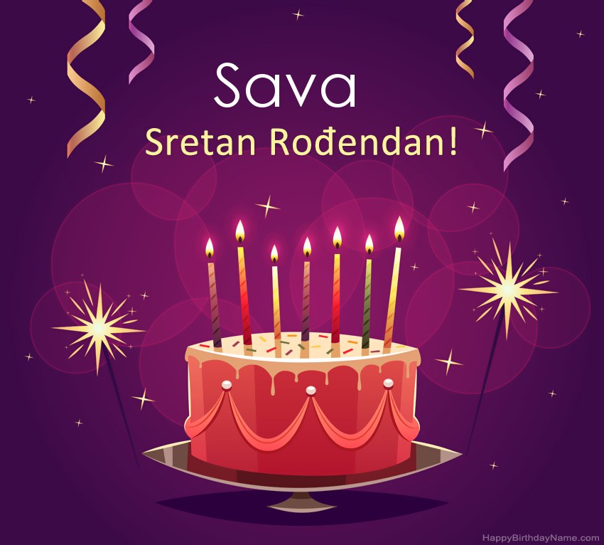 Smiješni pozdravi za slike rođendana Sava  