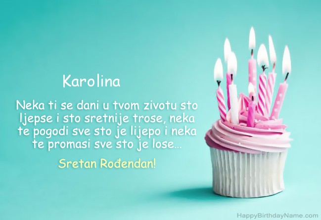 Preuzmite sliku za Happy Birthday Karolina  