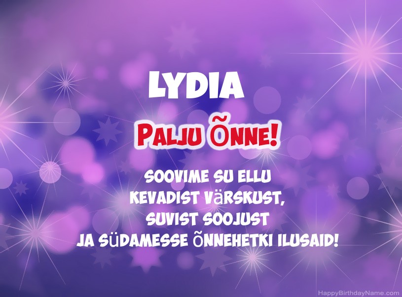 Ilusad pildid Lydia Ilusad pildid Lydia