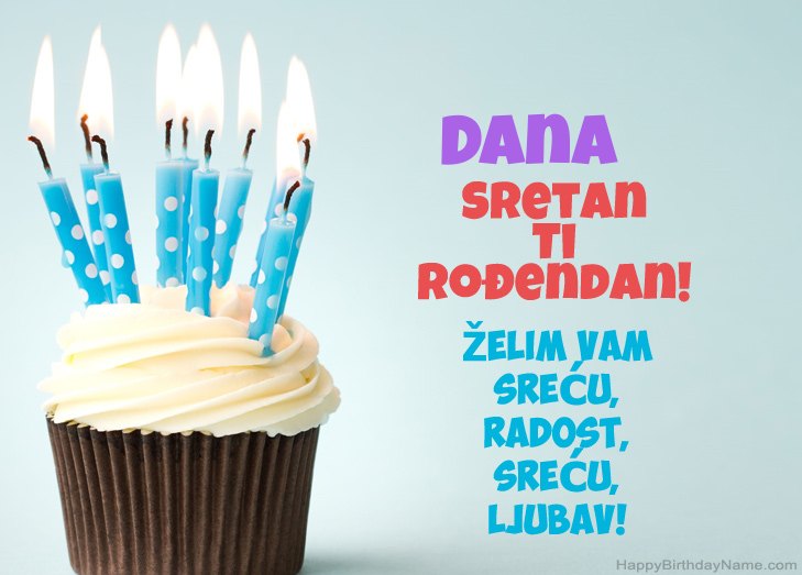 Čestitamo za Sretan rođendan Dana  