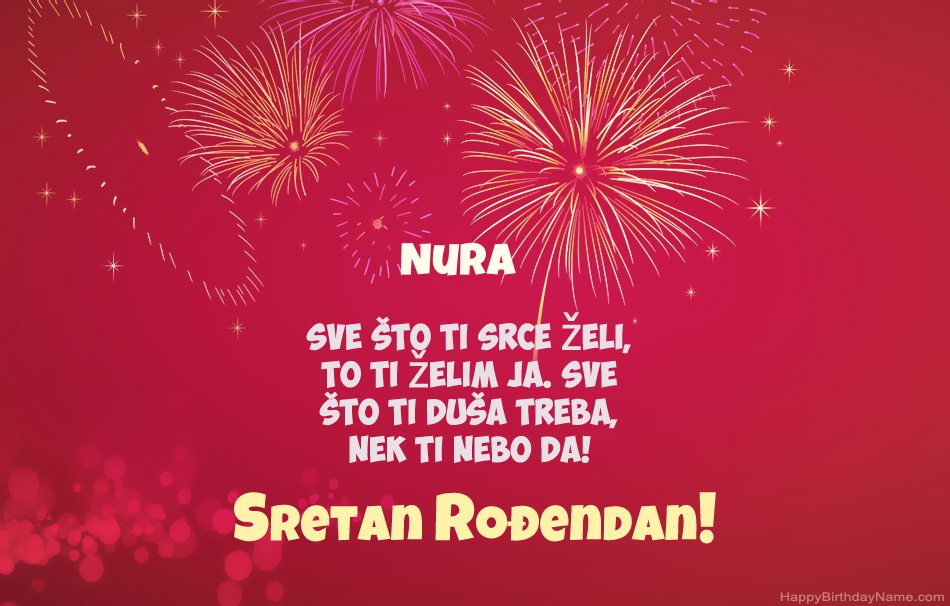 Sretan rođendan Nura  , prekrasne pjesme