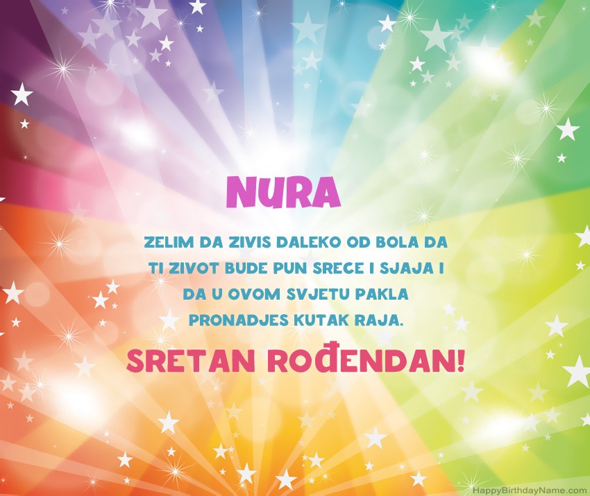 Lijepe čestitke za rođendan Nura  