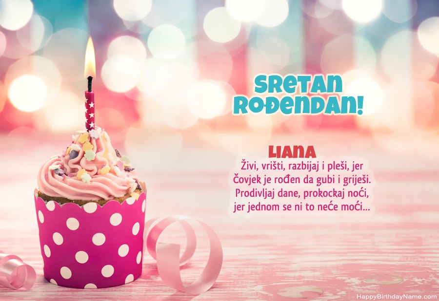 Preuzmite čestitku za rođendan Liana besplatno Preuzmite čestitku za rođendan Liana besplatno