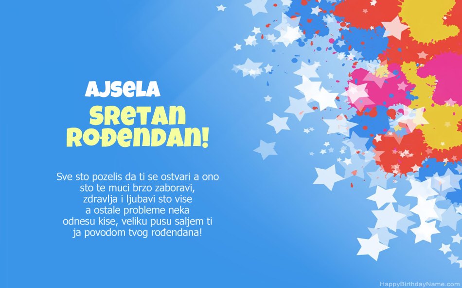 Čestitamo Rođendan Ajsela Čestitamo Rođendan Ajsela