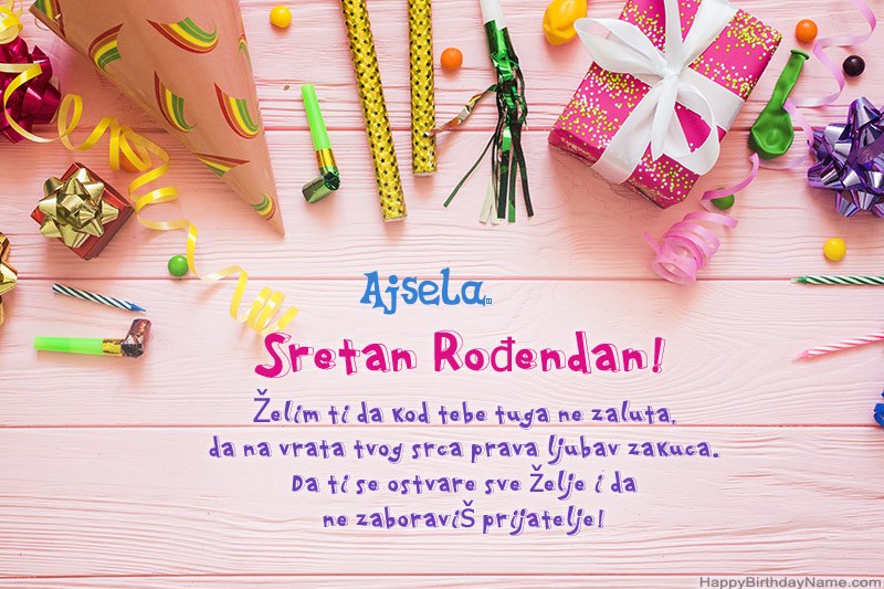 Preuzmite čestitku za rođendan Ajsela besplatno Preuzmite čestitku za rođendan Ajsela besplatno