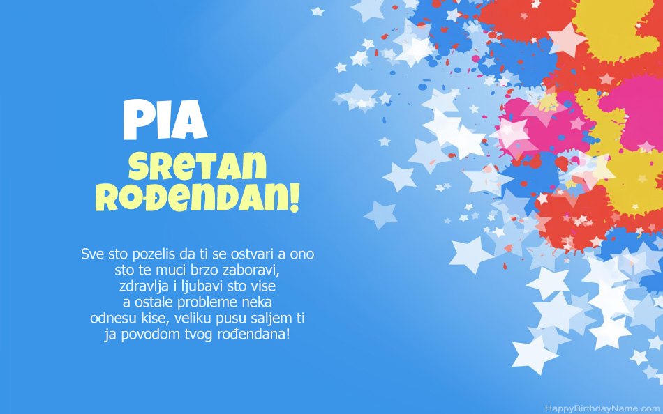 Čestitamo Rođendan Pia Čestitamo Rođendan Pia
