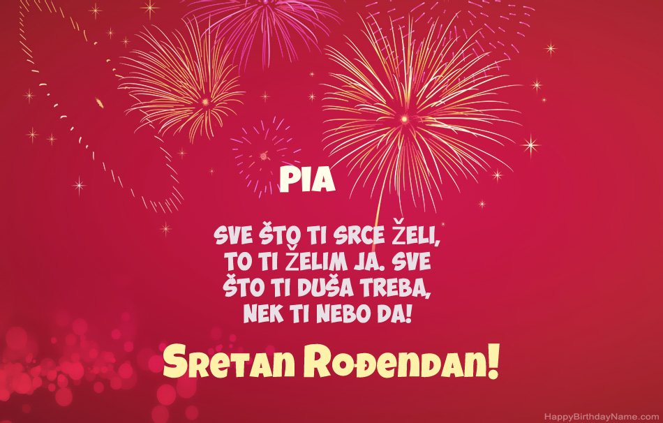 Sretan rođendan Pia , prekrasne pjesme Sretan rođendan Pia , prekrasne pjesme