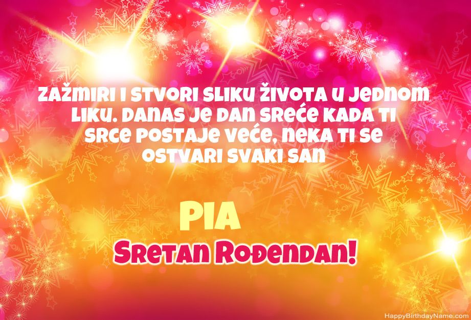 Cool čestitke za Sretan rođendan Pia Cool čestitke za Sretan rođendan Pia