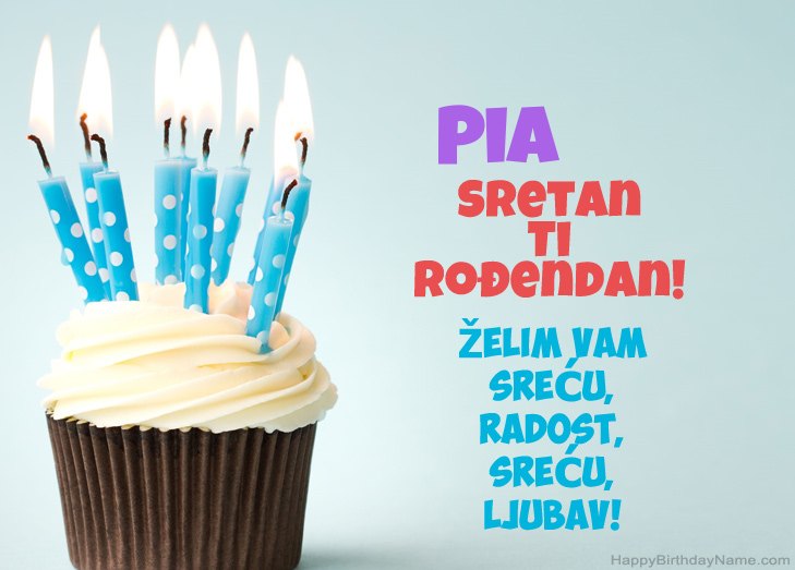 Čestitamo za Sretan rođendan Pia Čestitamo za Sretan rođendan Pia