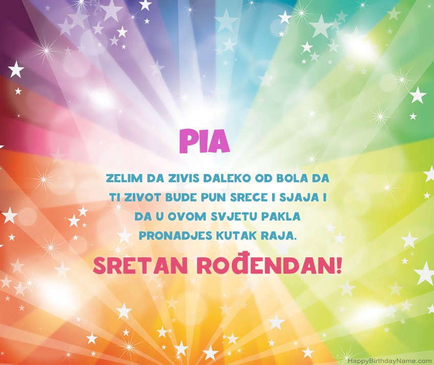 Lijepe čestitke za rođendan Pia Lijepe čestitke za rođendan Pia