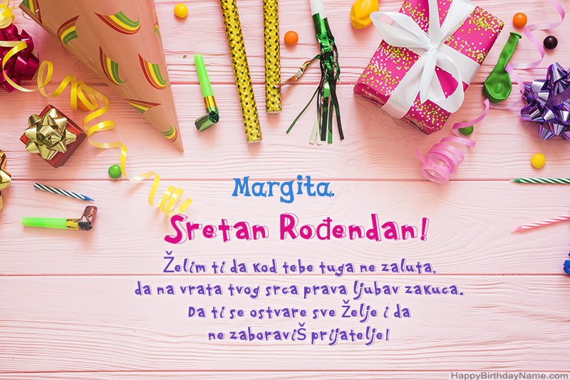 Preuzmite čestitku za rođendan Margita   besplatno