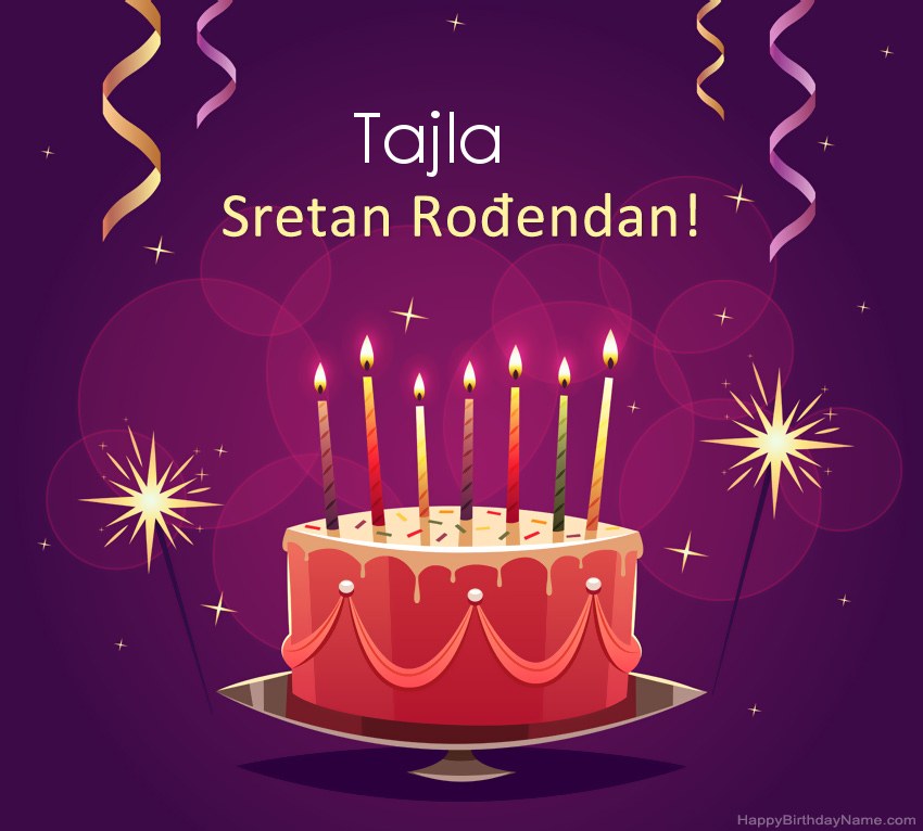 Smiješni pozdravi za slike rođendana Tajla  