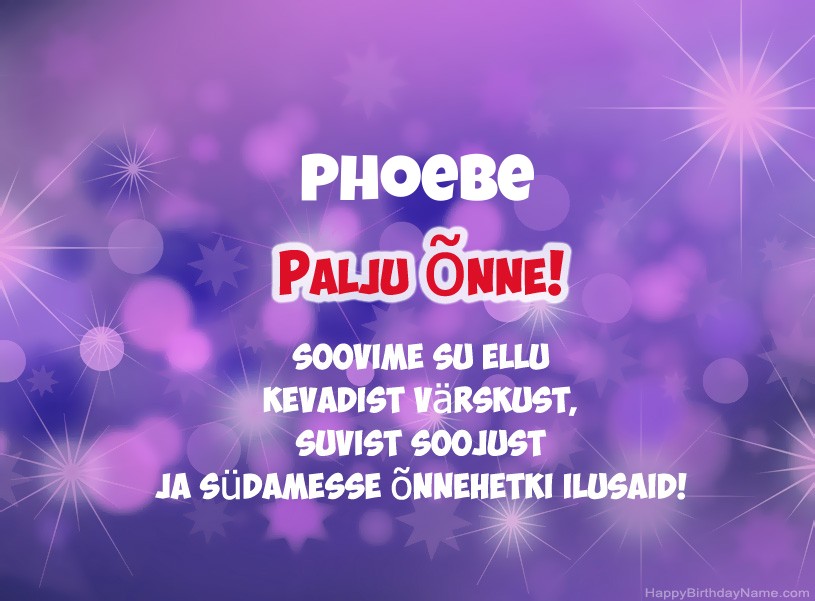 Ilusad pildid Phoebe Ilusad pildid Phoebe