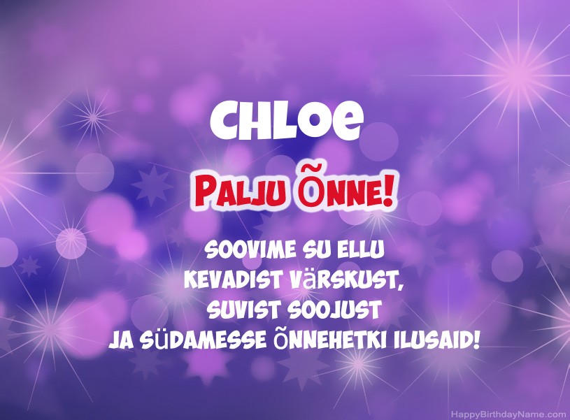 Ilusad pildid Chloe