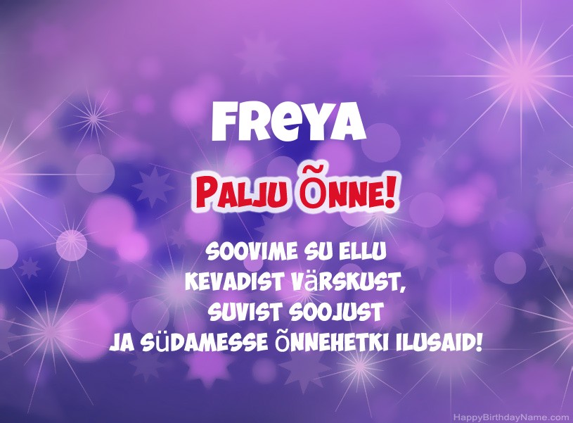 Ilusad pildid Freya Ilusad pildid Freya