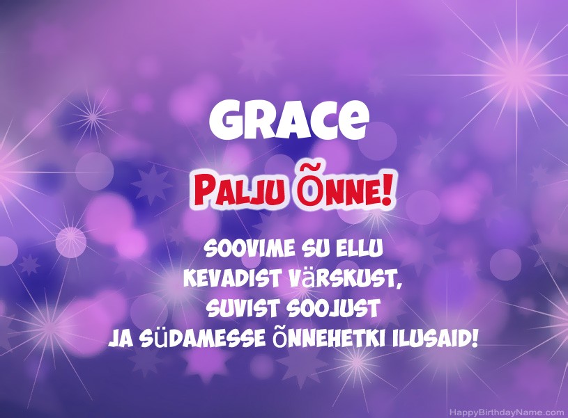 Ilusad pildid Grace Ilusad pildid Grace