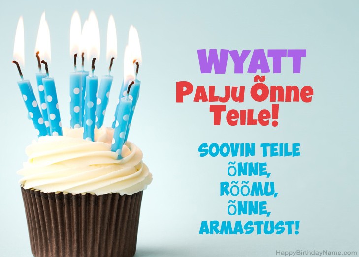 Palju õnne Wyatt Palju õnne Wyatt