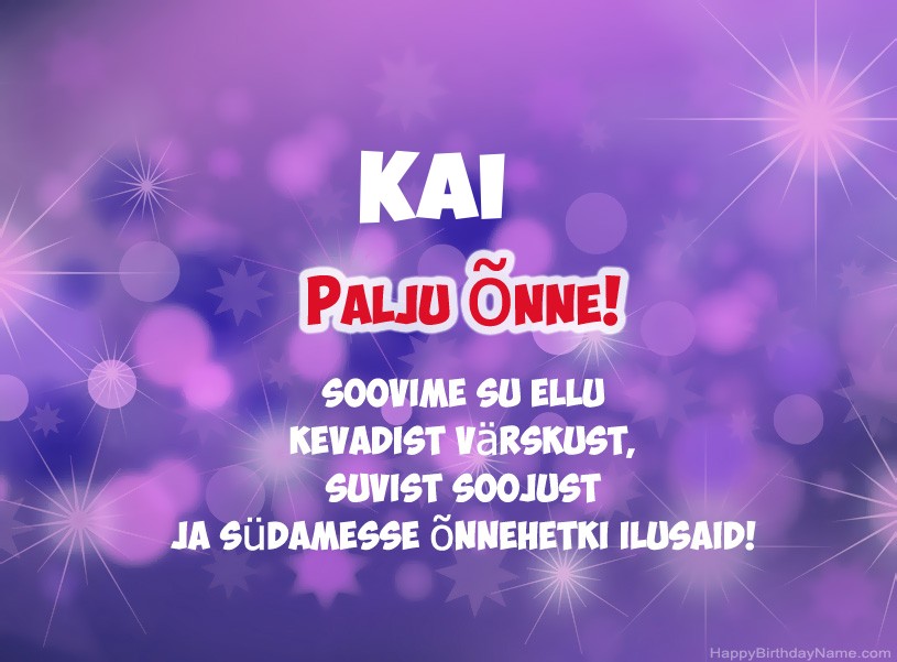 Ilusad pildid Kai
