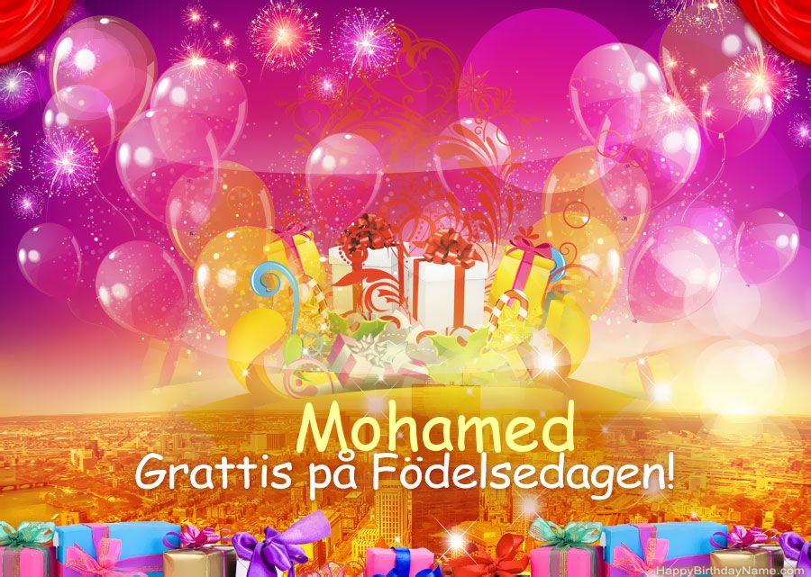 Roliga bilder Grattis på födelsedagen Mohamed