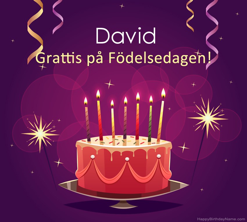 Roliga hälsningar för Happy Birthday David-bilder
