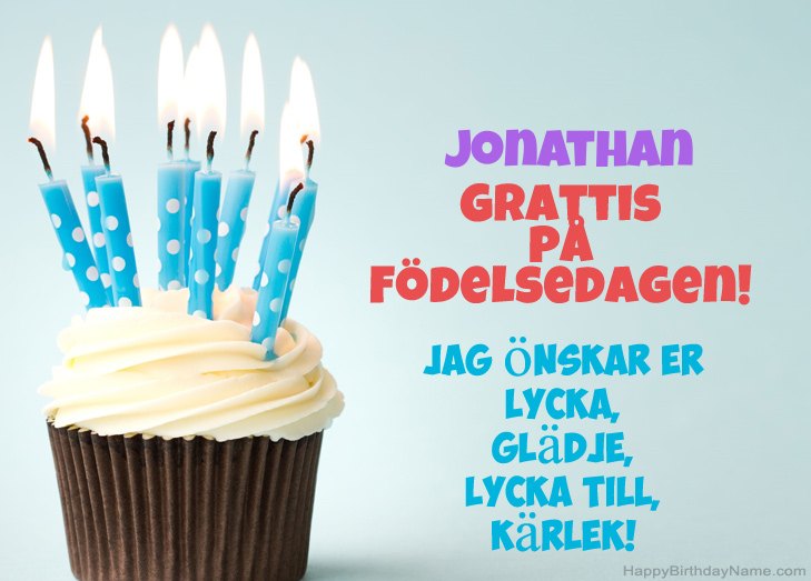 Grattis till Grattis på Jonathan