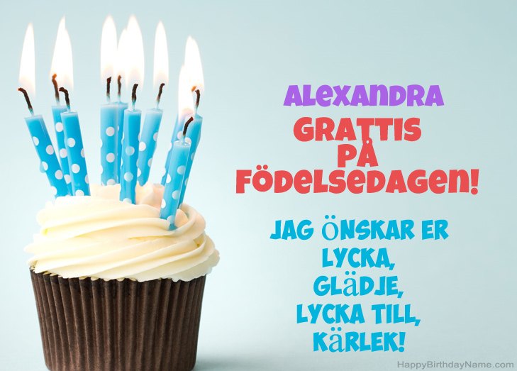 Grattis till Grattis på Alexandra