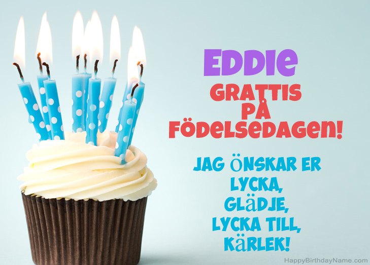Grattis till Grattis på Eddie