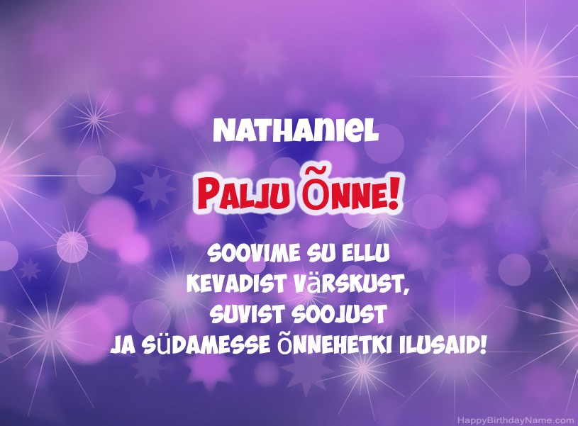 Ilusad pildid Nathaniel Ilusad pildid Nathaniel