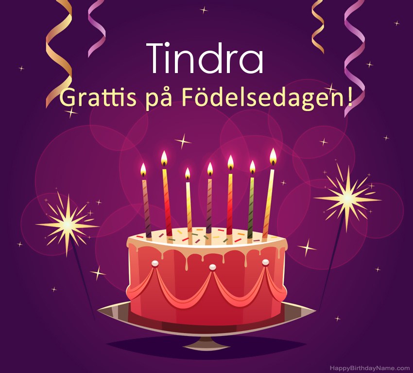 Roliga hälsningar för Happy Birthday Tindra-bilder