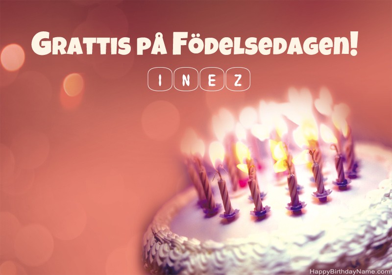 Grattis på födelsedagen Inez-bilder