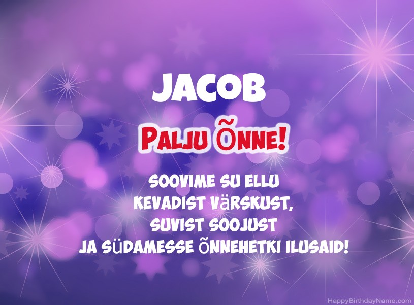 Ilusad pildid Jacob