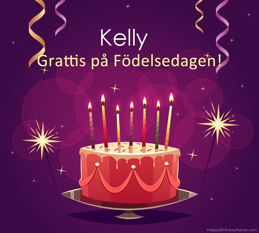 Roliga hälsningar för Happy Birthday Kelly-bilder