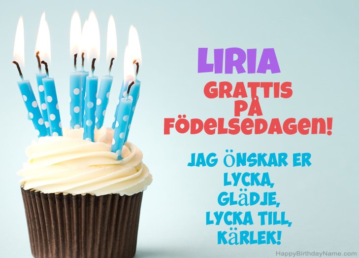 Grattis till Grattis på Liria