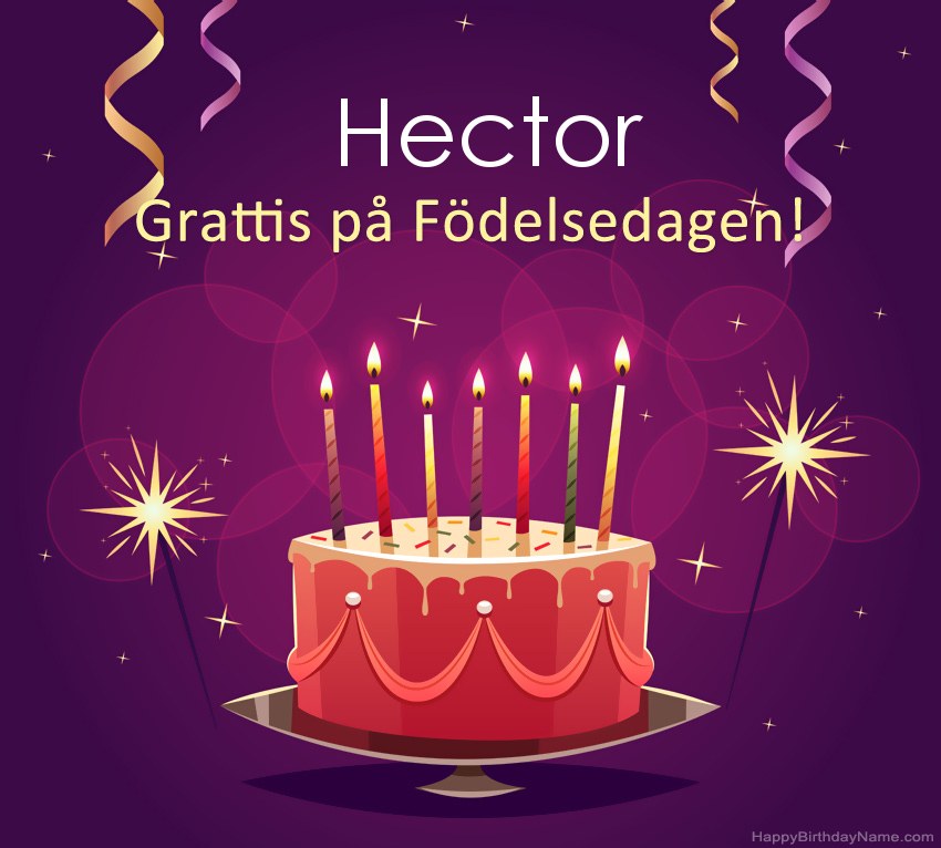 Roliga hälsningar för Happy Birthday Hector-bilder