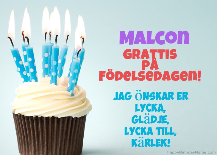 Grattis till Grattis på Malcon