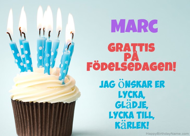 Grattis till Grattis på Marc