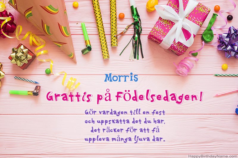 Ladda ner gratulationskortet Morris gratis Ladda ner gratulationskortet Morris gratis