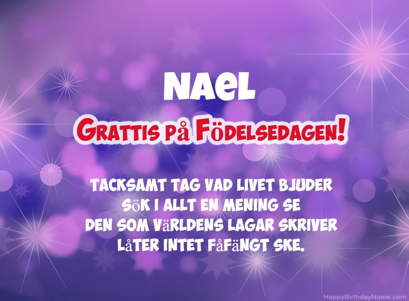 Vackra bilder för Grattis på Nael