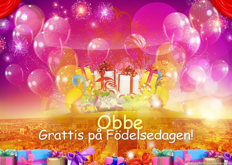 Roliga bilder Grattis på födelsedagen Obbe
