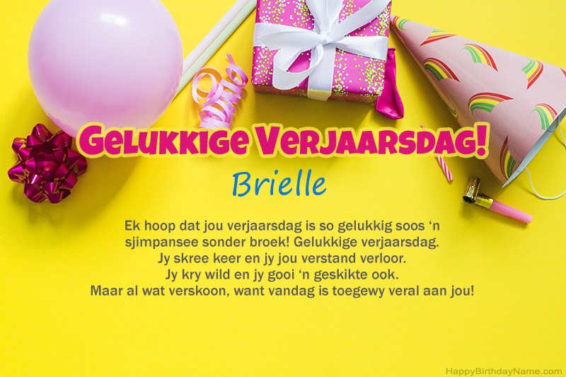 Gelukkige verjaardag Brielle in prosa Gelukkige verjaardag Brielle in prosa