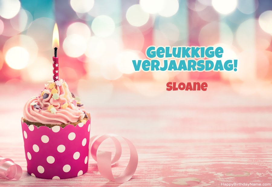 Laai gelukkige verjaardagkaartjie Sloane gratis af