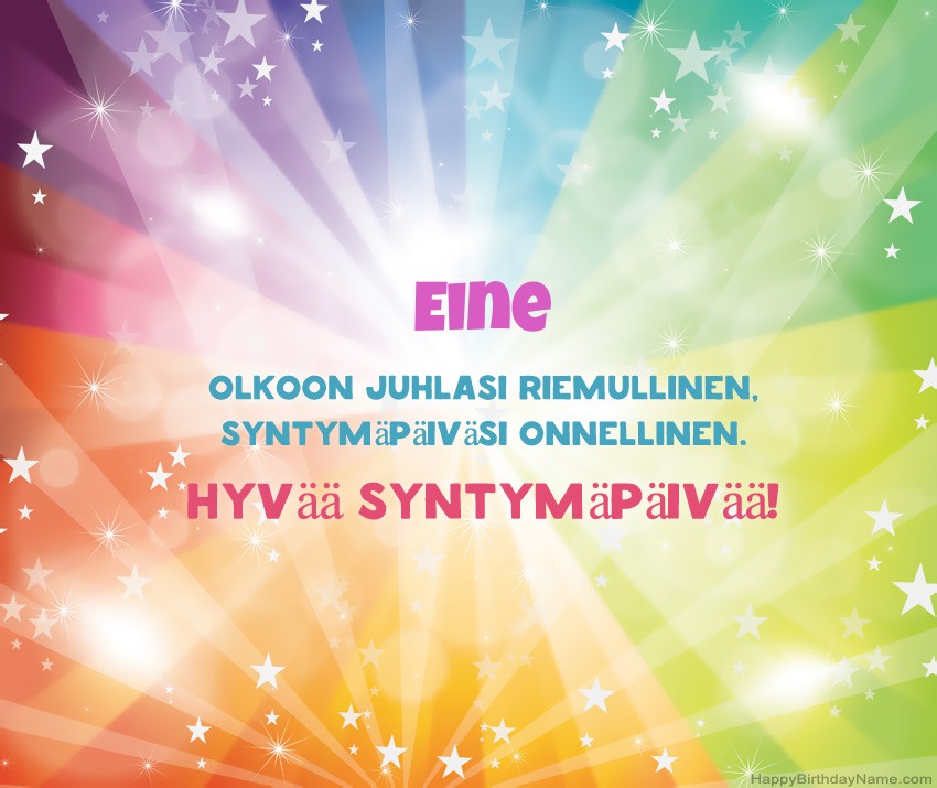 Lataa onnellinen Syntymäpäivä Eine