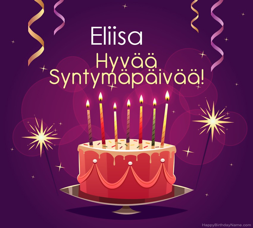 Lasten onnittelut Eliisa Syntymäpäivästä