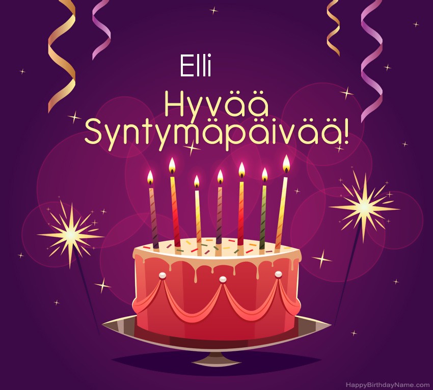 Lasten onnittelut Elli Syntymäpäivästä