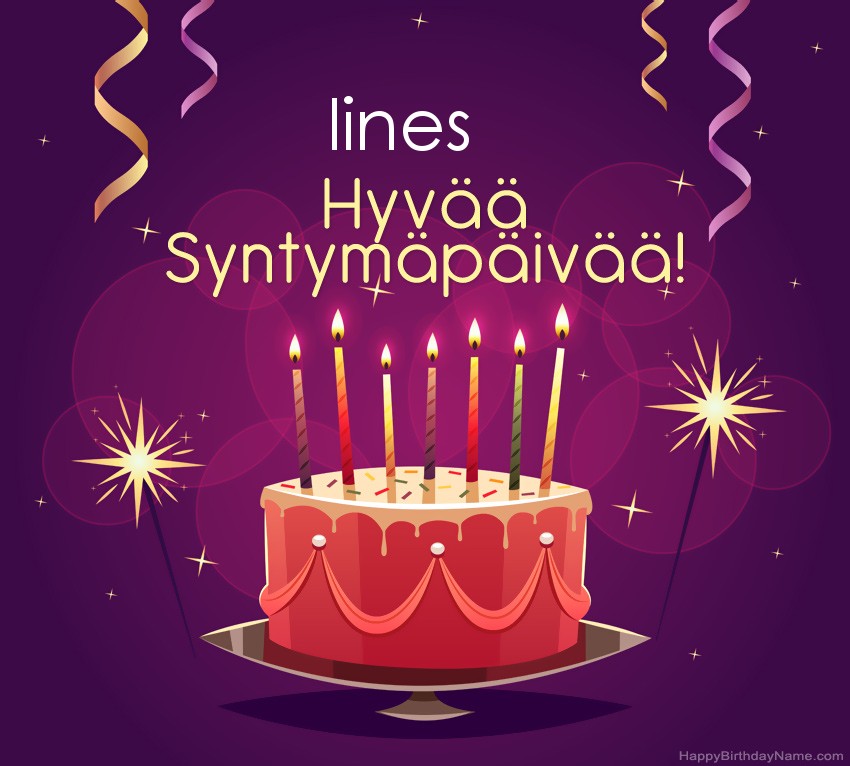 Lasten onnittelut Iines Syntymäpäivästä