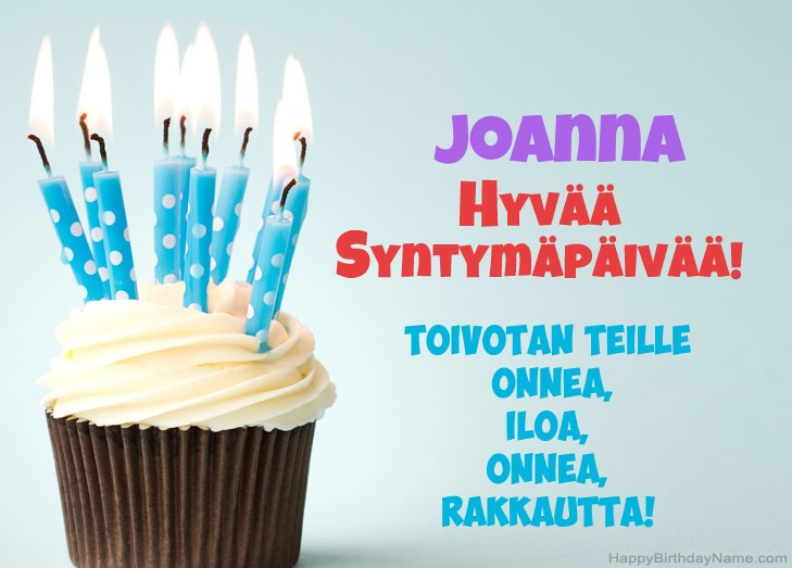 Lataa Happy Birthday Card Joanna ilmaiseksi